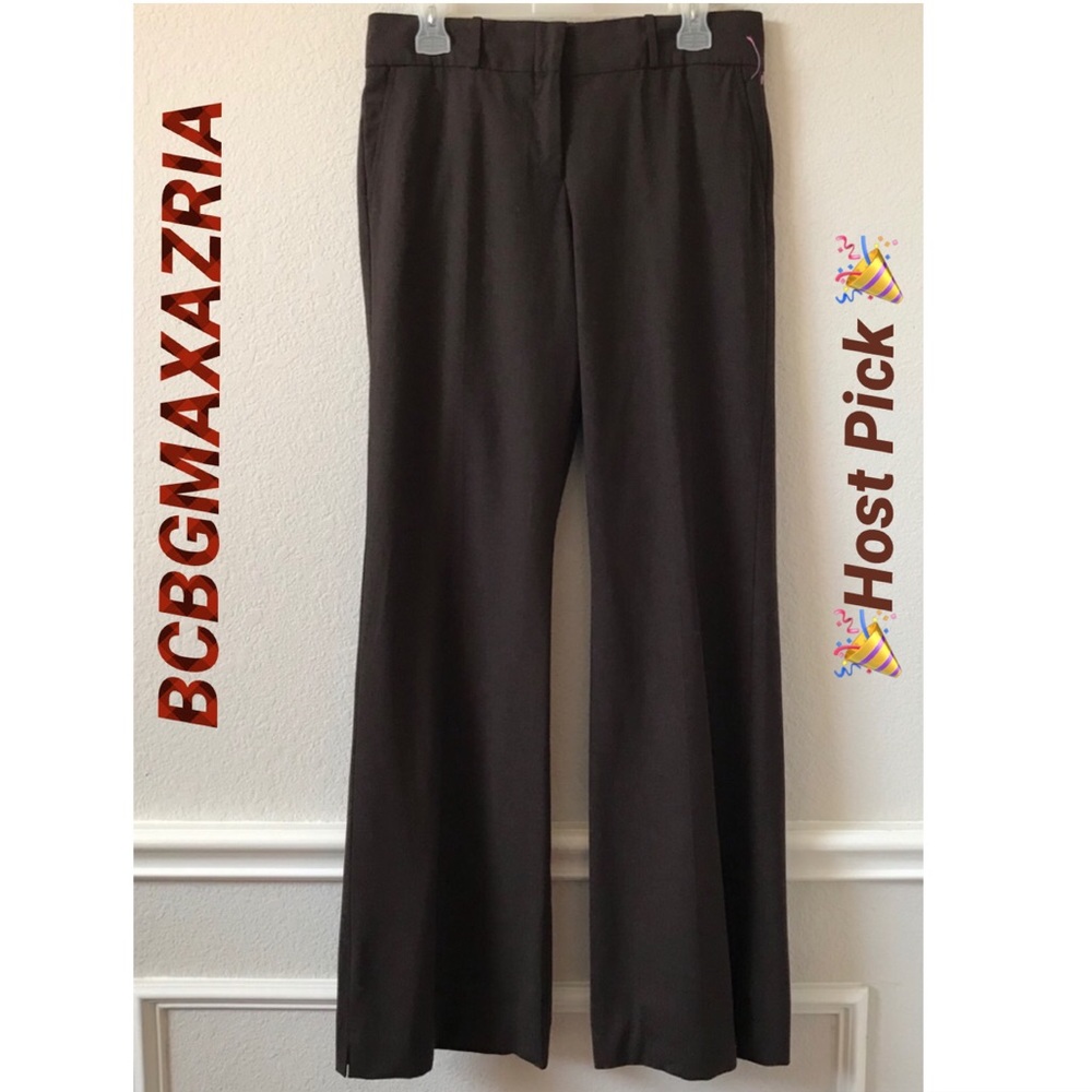 BCBGMAXAZRIA Brown Wool Dress Pants Size 8 🎉HP🎉